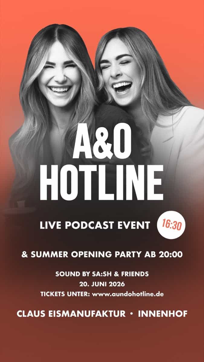 A&O Live Podcast im Claus Flyer
