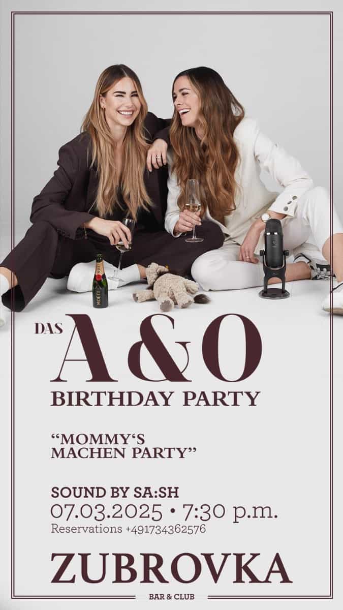 A&O Birthday Party Flyer